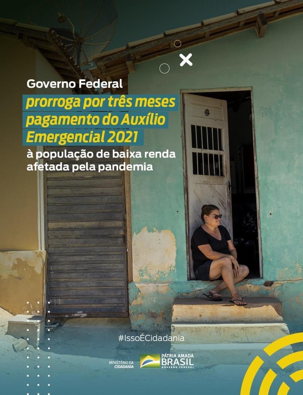 GOVERNO FEDERAL PRORROGA POR TRÊS MESES PAGAMENTO DO...